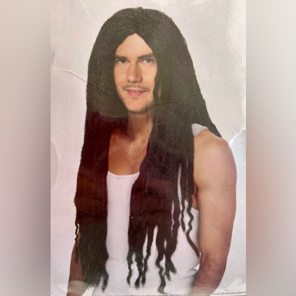Halloween Costume Wig Adult Black Long Dreads  Hair Celebrate